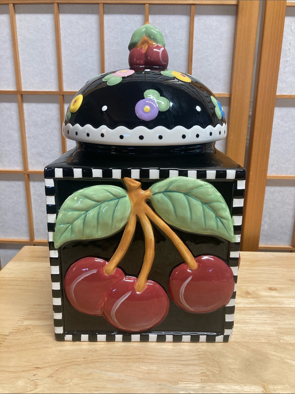 Mary Engelbreit Vintage Love, Home, Family, Friend Cookie Jar